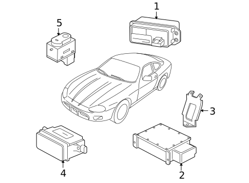 Electrical Components for 2004 Jaguar XK8 #3