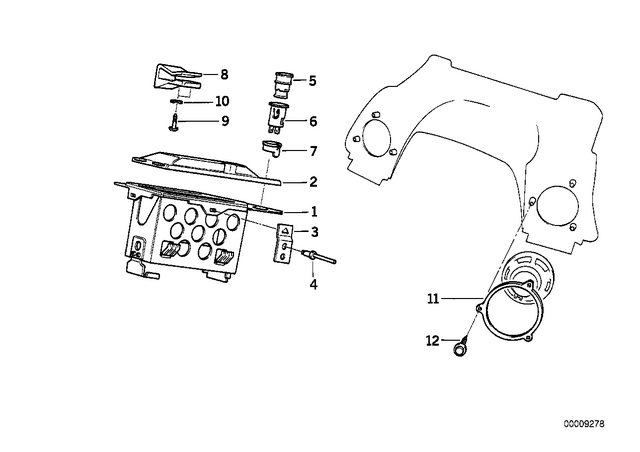 65142303231 - Audio, Navigation, Information Systems: Left Cover/Radio -  for BMW-Motorrad Image