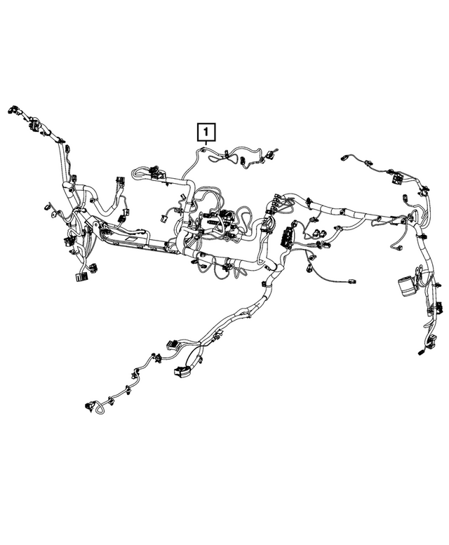 68613089AC - Electrical: Instrument Panel Wiring for Mopar Image