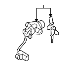 812501FA00 - : Lock Cylinder for Kia: Sportage Image