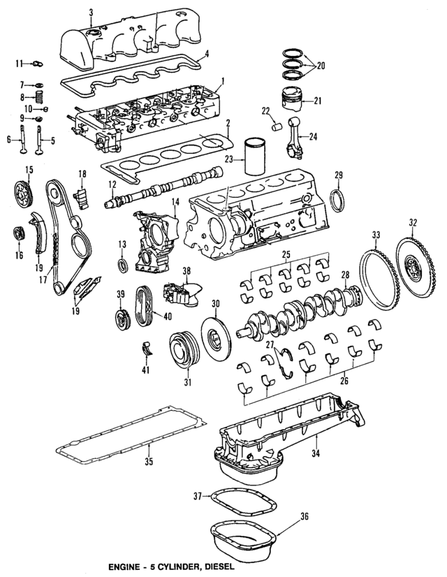 6010150601 - Engine: Timing Cover for Mercedes-Benz Image