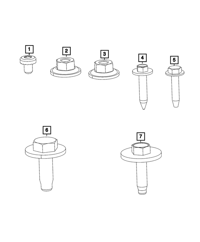 6510472AA - Electrical: Pan Head Tapping Screw for Mopar Image