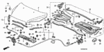 74142S3VA00 - Body/Air Conditioning: HOLDER, COWL TOP CLIP for Honda Image