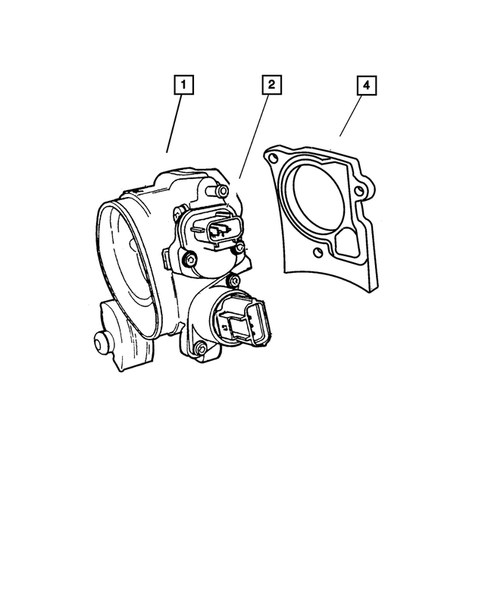 Throttle Body for 2003 Dodge Intrepid #1