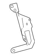 862120R080 - : 2016-2018 Toyota RAV4 - Nav System Kit Mount Bracket for Toyota: RAV4 Image
