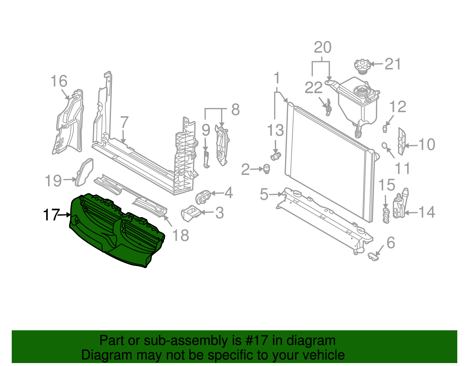 Air Guide - BMW (51717050537)