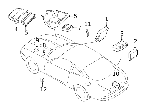 Control Modules for 2004 Jaguar XK8 #0