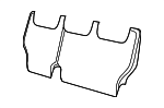 5KW64DX9AA - Body: Seat Back Assembly for Chrysler: Town &amp; Country | Dodge: Grand Caravan | Ram: C/V Image