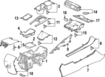 834313S5A21ZA - : Shift Panel for Acura Image