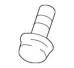 9008015089 - Body: Wheel Opening Molding Screw for Lexus: CT200h, ES250, ES300h, ES350, LS430, NX200t, NX300, NX300h, RX300, RX330, RX350, RX350L, RX400h, RX450h, RX450hL, UX200, UX250h, UX300h Image