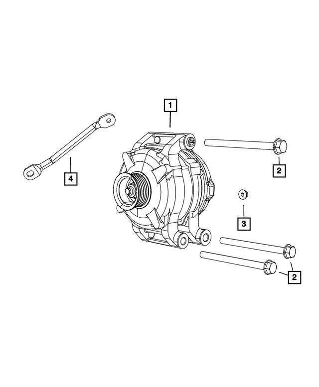 6502720 - Electrical: Hex Flange Lock Nut for Mopar Image