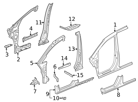 Aperture Panel for 2014 Honda Odyssey #0
