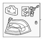 924021W000 - : Tail Lamp Assembly for Kia: Rio Image