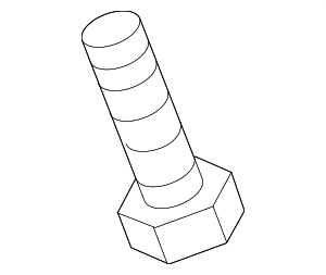 553963K000 - : Suspension Shock Absorber Mounting Bolt for Kia: Optima, Rondo Image