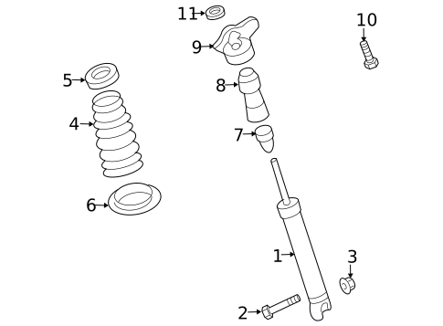 Shocks & Components for 2010 Kia Optima #0