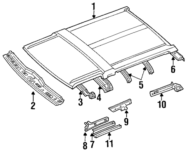7310041G30 - : Roof Panel for Nissan Image