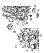 68050640AA - Cooling: A/c Compressor Pulley Hub Kit for Mopar Image
