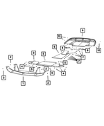 68292407AA - Body Sheet Metal Except Doors: Diffuser Panel for Mopar Image