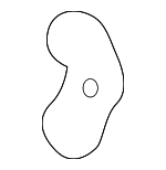 F65Z1531168A - Body: Corner Trim Retainer Clip for Ford: F-150 | Lincoln: Blackwood Image