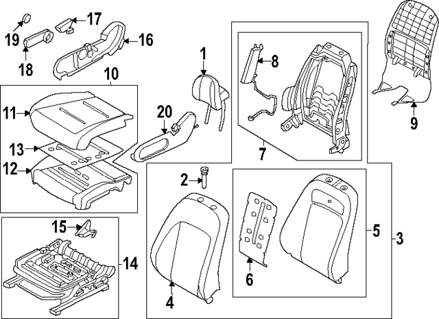 88170KL010 - : Seat Cushion Heater for Hyundai Image