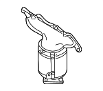 KLS62050X - Exhaust: Exhaust Manifold for Mazda: 626 Image