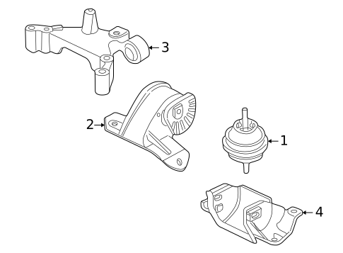 Engine & Trans Mounting for 2003 Land Rover Freelander #0
