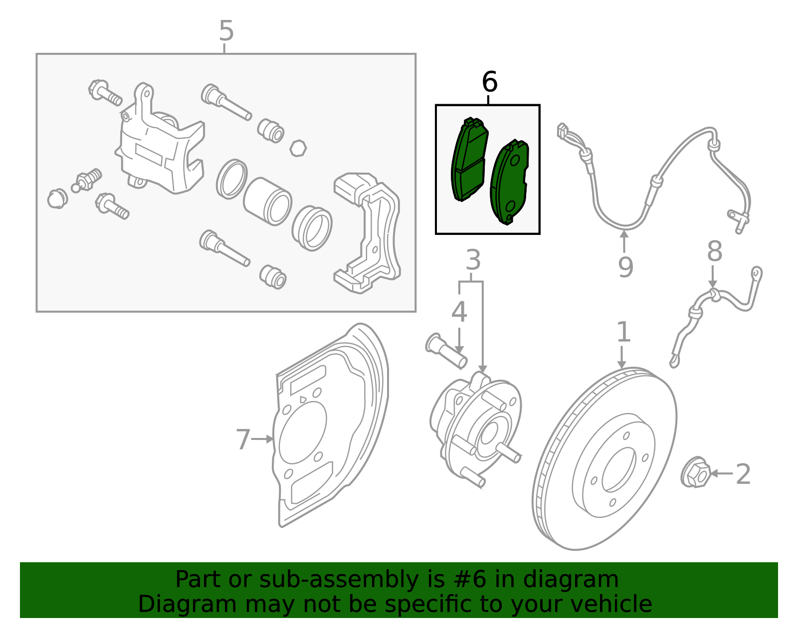 DA06M9N00PNW - Value Advantage™ PAD KIT-FRONT 2014-2023 Nissan
