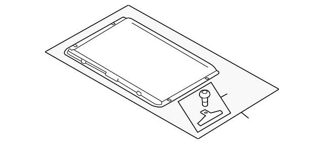 2011-2018 Porsche Cayenne Sunroof Cover 958-564-255-00-GN2 - Main Image