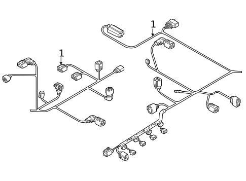 Wiring Harness for 2012 Volkswagen GTI #0
