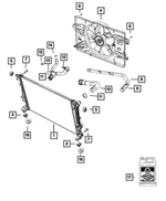4596498AA - Cooling: Hose Clamp for Mopar Image