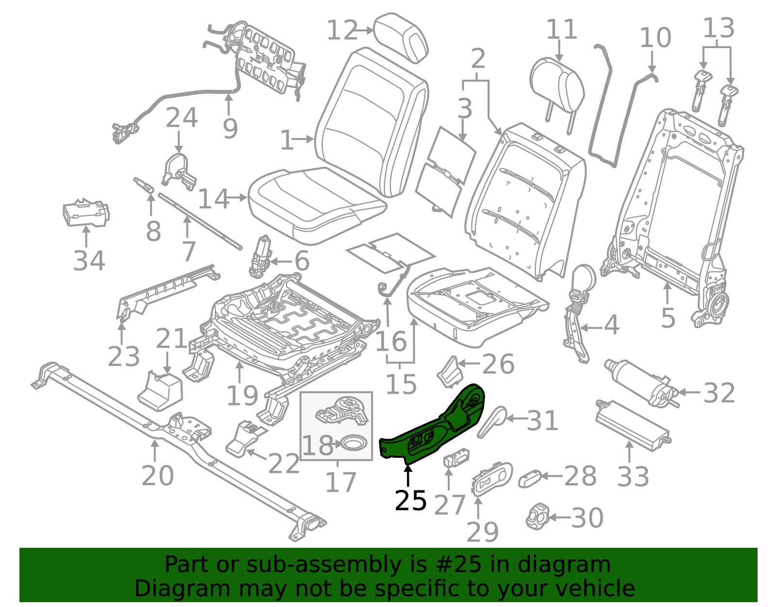 da8z7462187bd - Ford Seat Trim Panel | Levittown Ford Parts