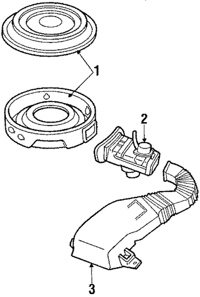 D9AZ9C675B - Engine: Inlet Duct for Ford: Country Squire, LTD, LTD Crown Victoria | Mercury: Grand Marquis, Marquis Image
