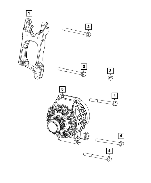 68429972AA - Electrical: Engine Generator for Mopar Image image