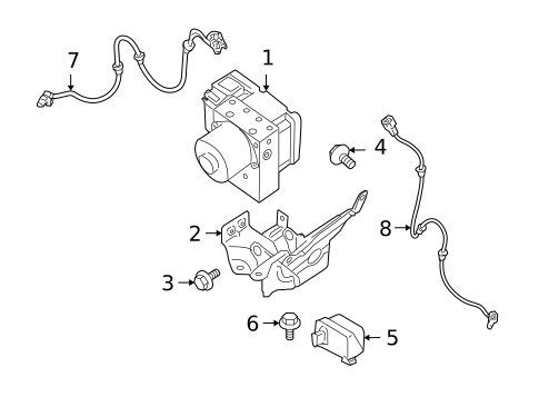 ABS Components for 2012 Suzuki Equator #0