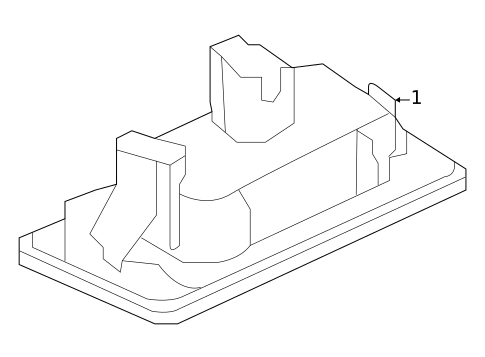 License Lamps for 2022 Volkswagen Taos #0