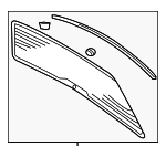 8K9845501CNVB - : Lift Gate Glass for Audi: allroad Image