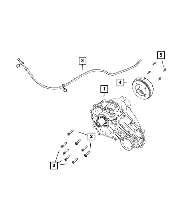 52123725AD - Transfer Case and Power Transfer Unit: Transfer Case for Dodge: Durango | Jeep: Grand Cherokee, Grand Cherokee WK Image