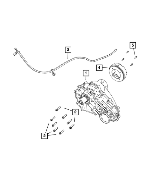 Transfer Case and PTU Assembly for 2022 Jeep Grand Cherokee WK #1