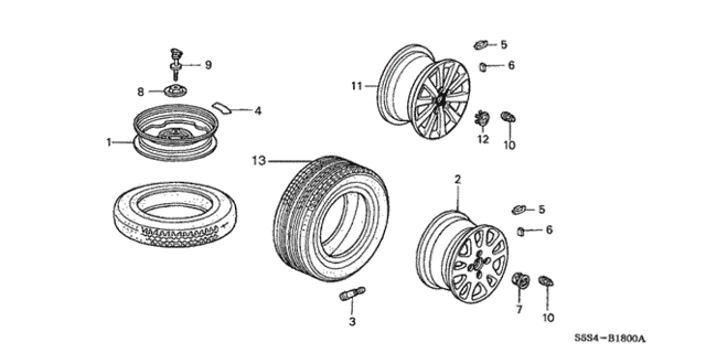 Wheel for 2004 Honda Civic #0