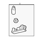 97063202000 - Body: Under Hood Lamp for Porsche: Panamera Image