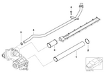 11147500355 - Engine: Coolant Pipe, Supply Line for BMW Image
