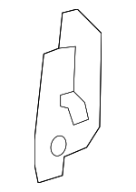CJ5Z58045F10C - Body: Reinforced Beam Lower Bracket for Ford Image