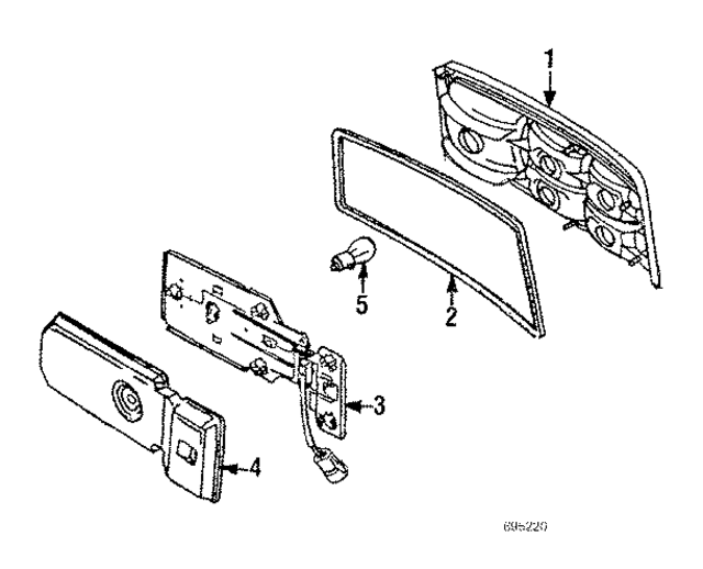 477945213 - Electrical: Lens &amp; Housing for Porsche Image