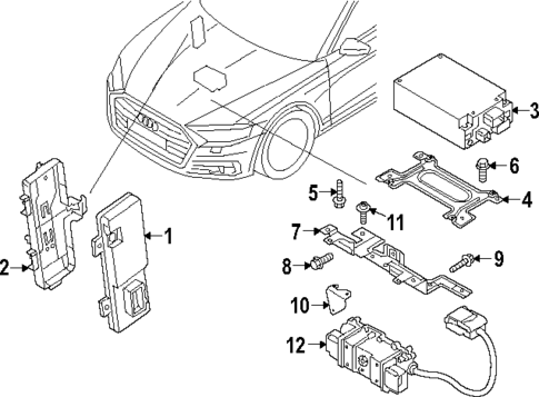 Electrical Components for 2025 Audi SQ8 e-tron Sportback #1