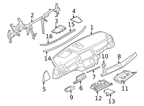 Instrument Panel for 2013 BMW 528i xDrive #0