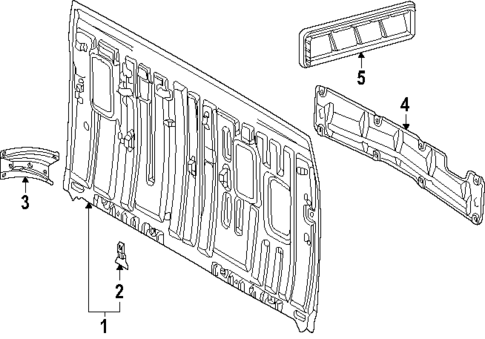 Back Panel for 2024 Toyota Tacoma #0