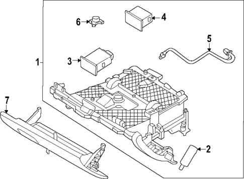 Glove Box for 2023 Hyundai Ioniq 6 #0