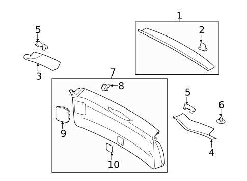 Interior Trim for 2017 Subaru Impreza #0