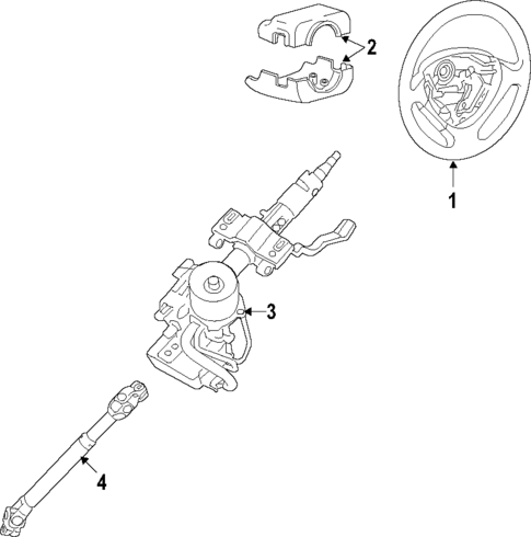 Steering Column for 2013 Hyundai Elantra GT #0