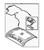 BN8P68030S77 - Body: Headliner for Mazda: 3 Image